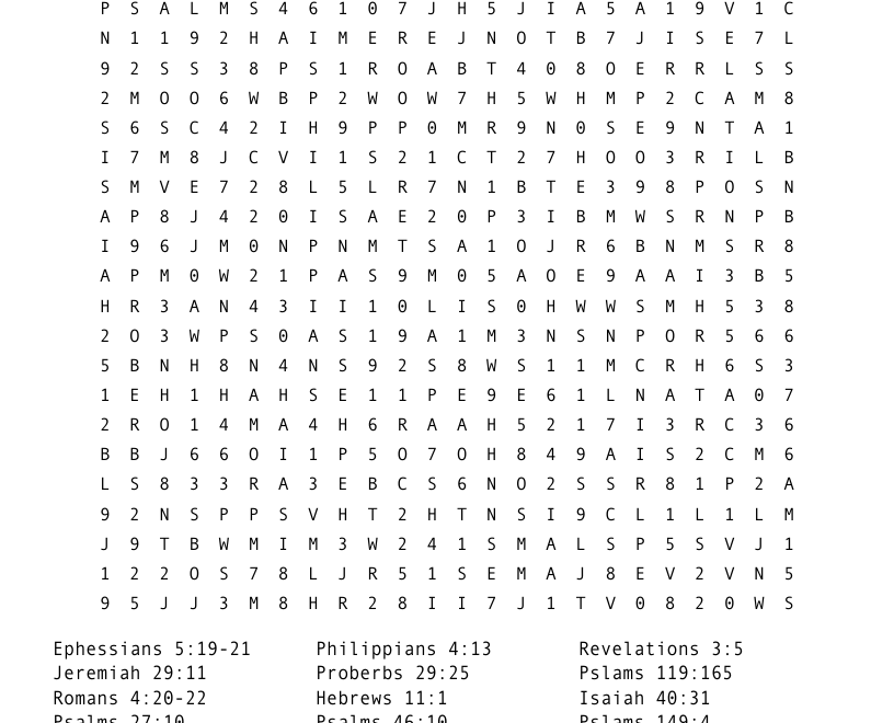 Bible Verses Word Search WordMint