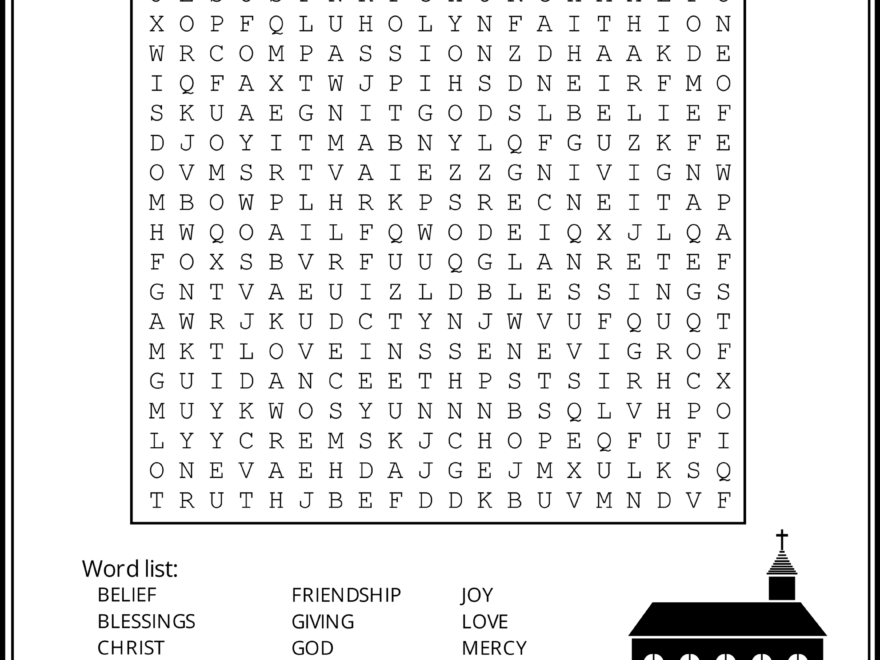Bible Word Search Free Printable Christian Puzzles Free Printables Monograms Design Tools Patterns DIY Projects