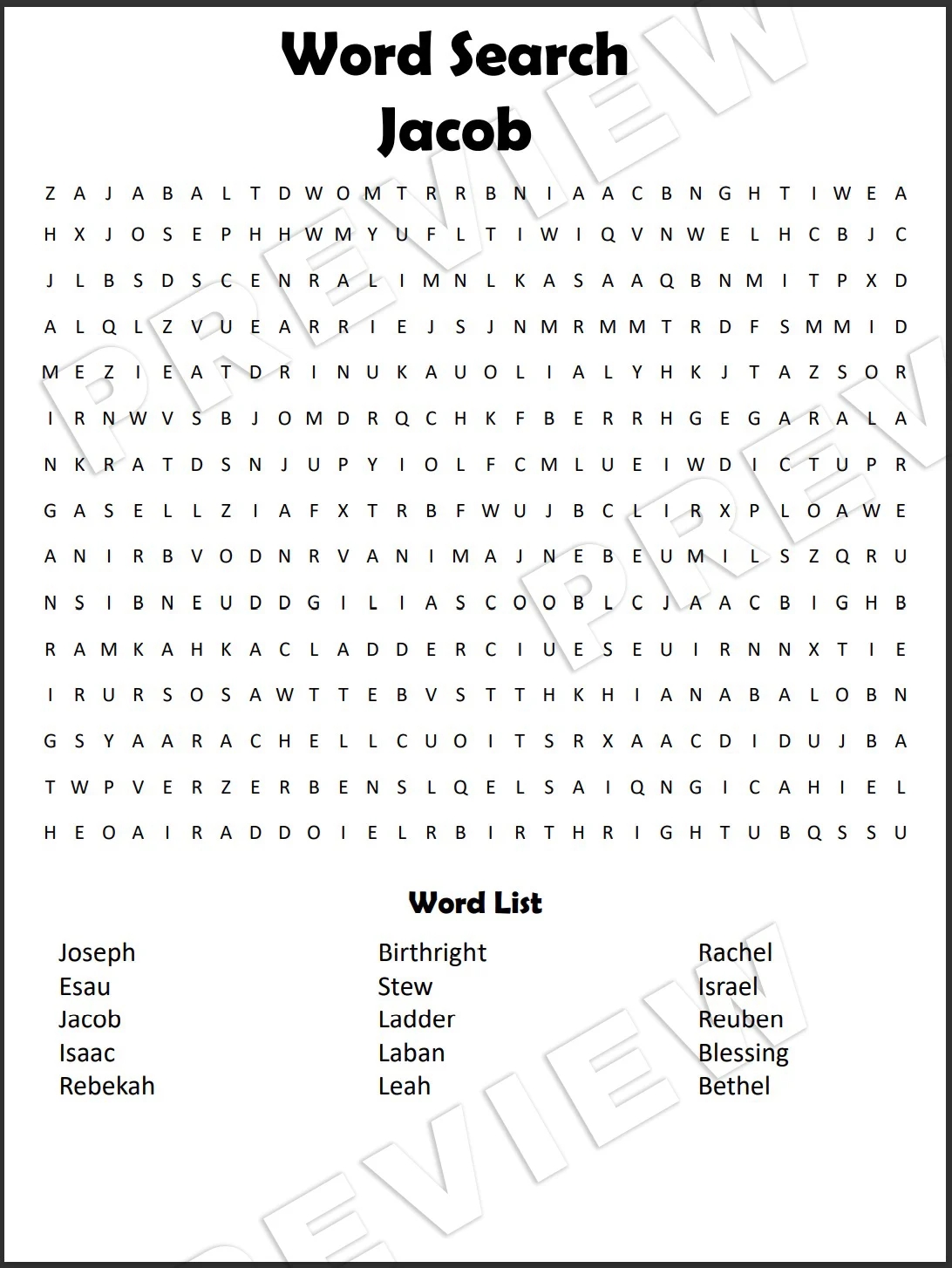 Bible Word Search Jacob Payhip Bible Word Search Jacob Payhip