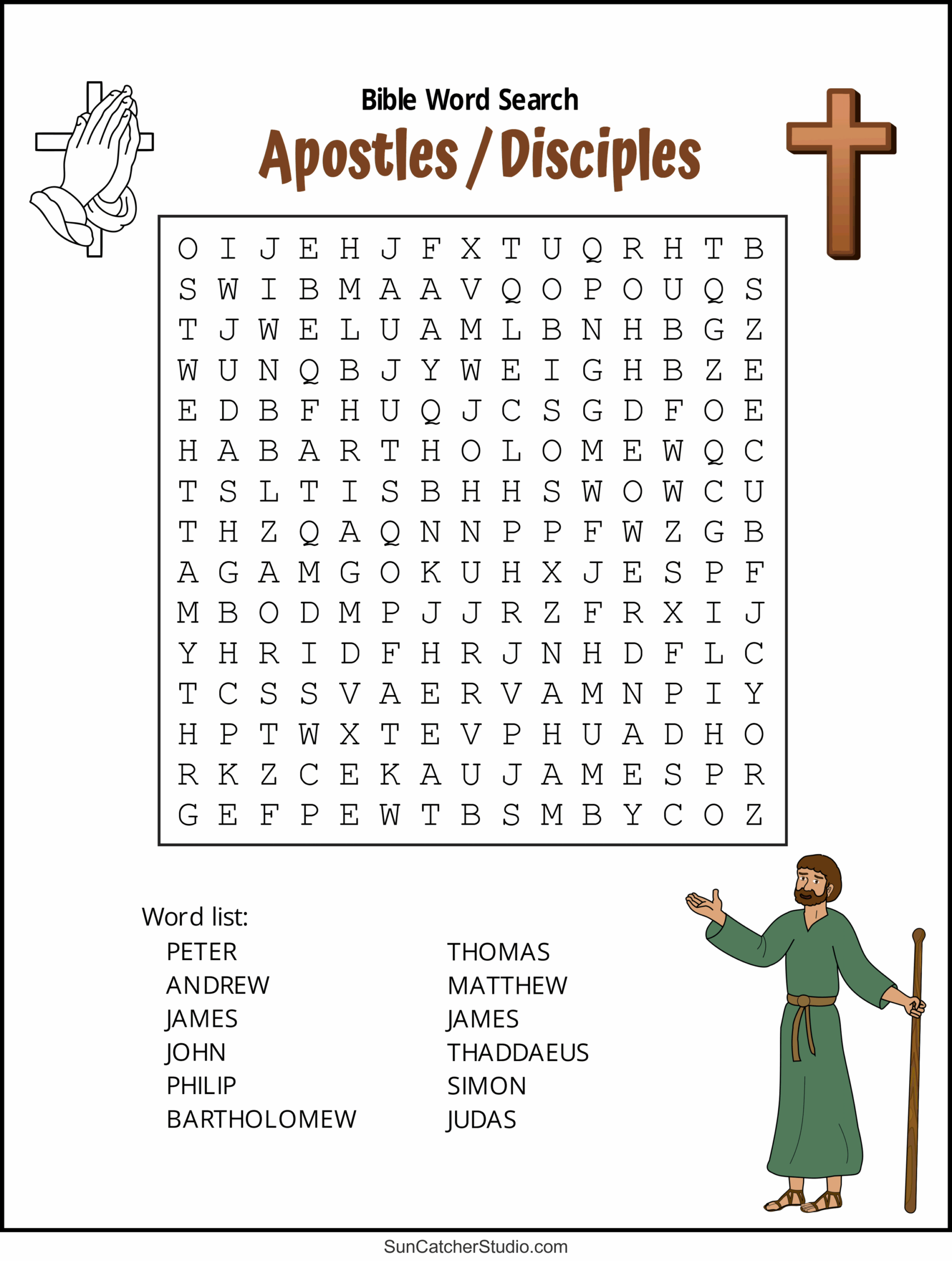 Bible Word Search Printable Puzzle Page Puzzle Favorites Worksheets Library