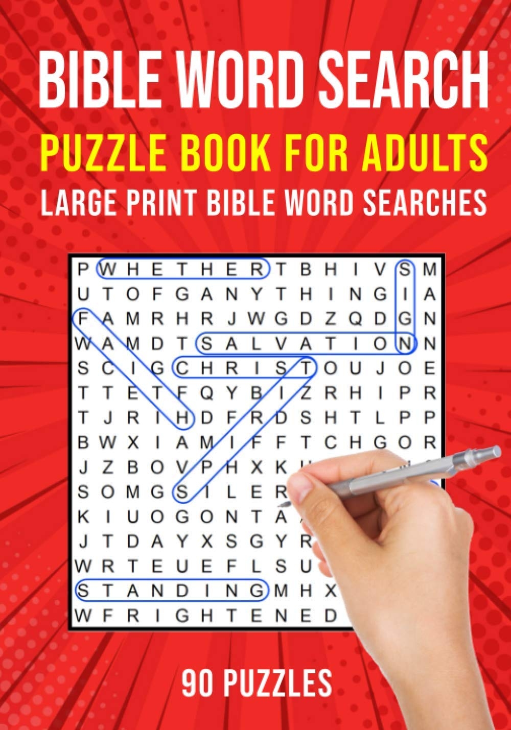 Bible Word Search Puzzle Book For Adults 90 Large Print Christian Word Find Puzzles Publishing Puzzle King 9798696875415 Amazon Books