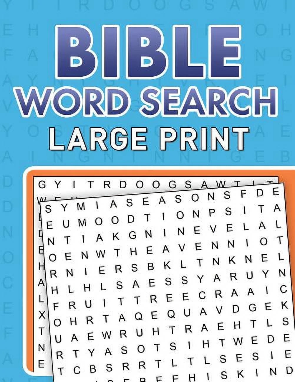 Bible Word Searches Large Print Paperback Walmart