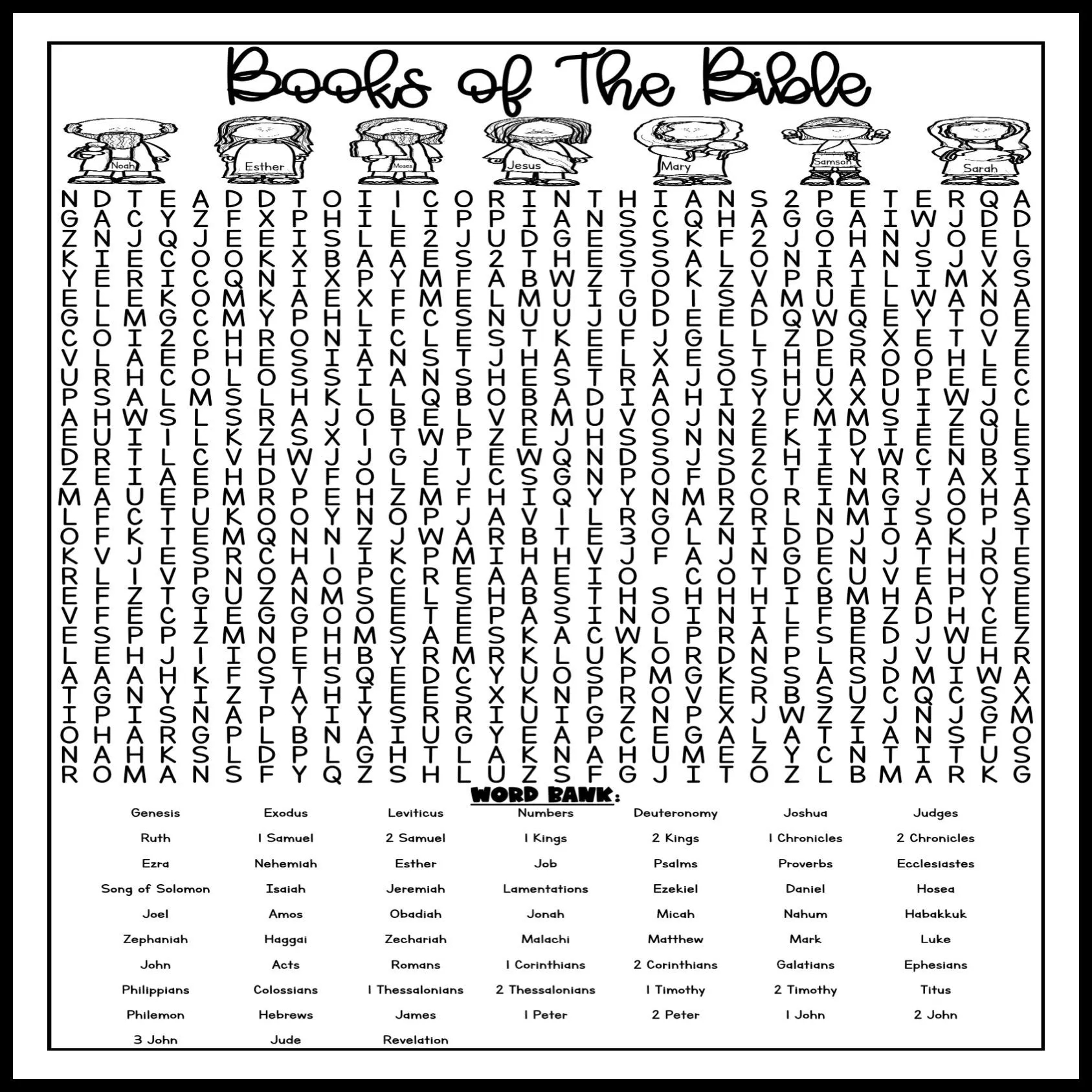 Black Women Word Search Etsy