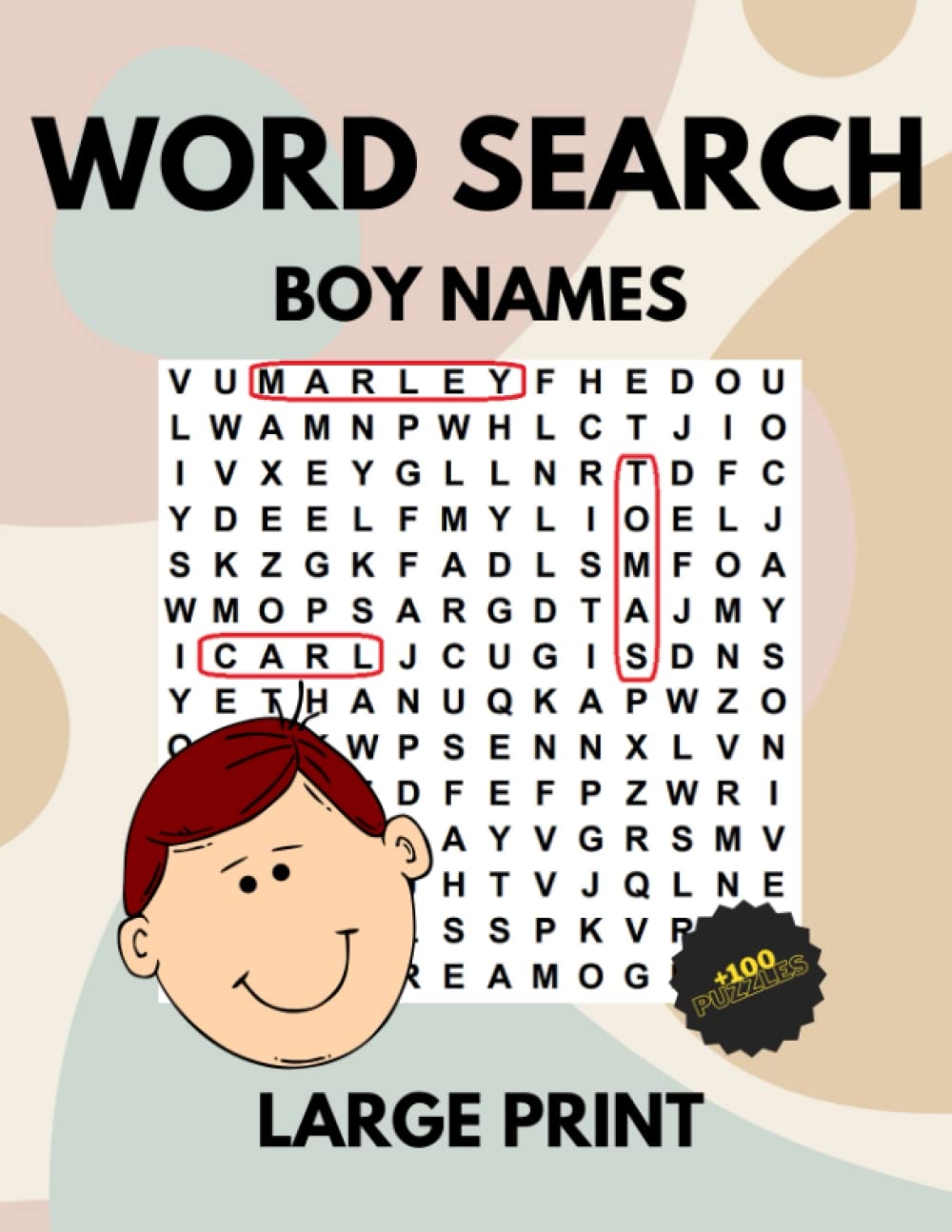 Boy Names Word Search 100 Puzzles In Large Print Entertainment Pons 9798387503108 Amazon Books