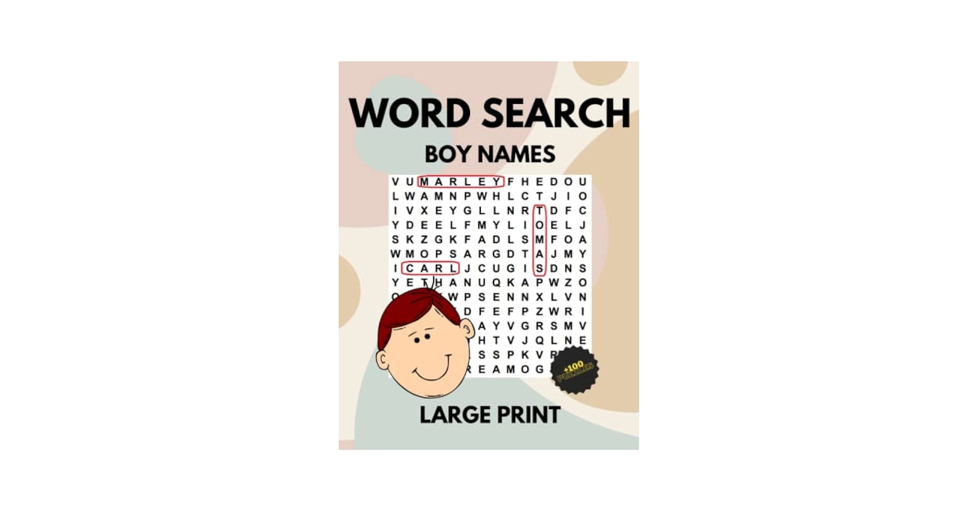 Boy Names Word Search 100 Puzzles In Large Print Entertainment Pons 9798387503108 Amazon Books