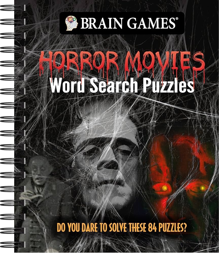 Brain Games Horror Movies Word Search Puzzles Do You Dare To Solve These 84 Puzzles Publications International Ltd Brain Games 9781639385171 Amazon Books