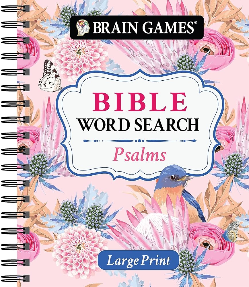 Brain Games Large Print Bible Word Search Psalms Brain Games Bible Publications International Ltd Brain Games 9781645585008 Amazon Books
