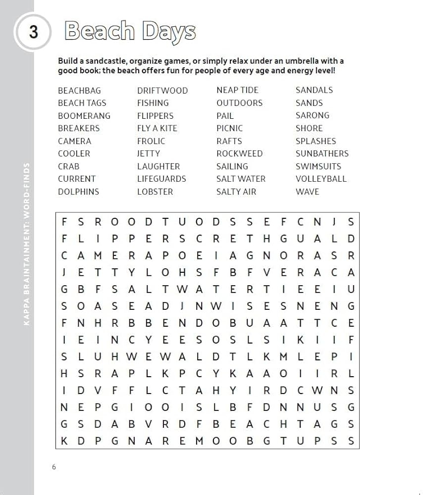 Braintainment Word Finds Word Search Spiral Puzzle Book Kappa Books Publishers 9781559910637 Amazon Books
