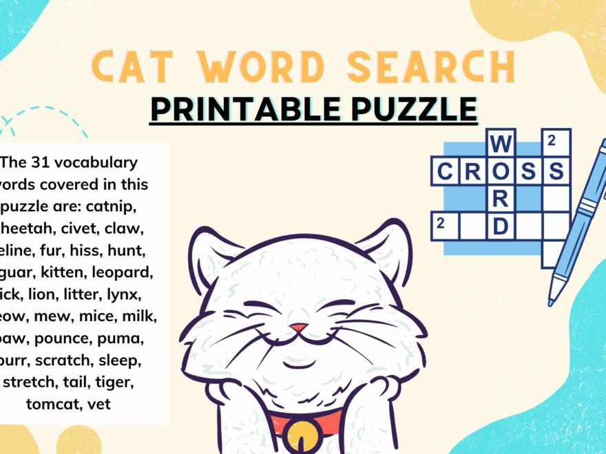 Buy High quality Stock Photo Graphics Fonts Design Templates Cat Word Search Printable Puzzles