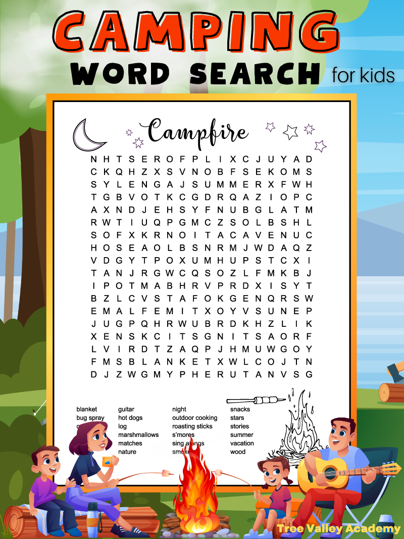 Bonfire Night Word Search Printable