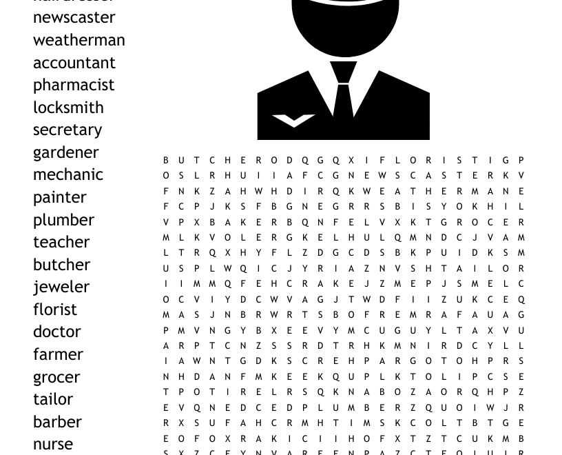 Career Word Search WordMint