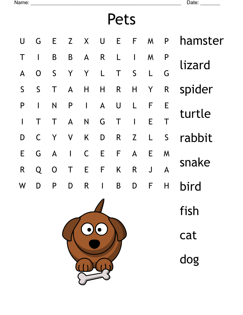 Cartoon Characters Crossword WordMint