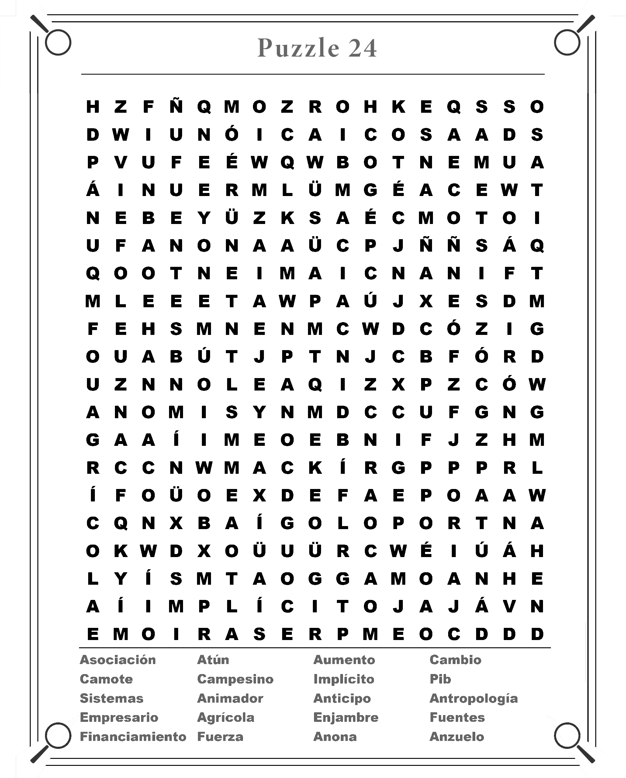 Challenging Spanish Word Search Workbook With Solutions Made By Teachers