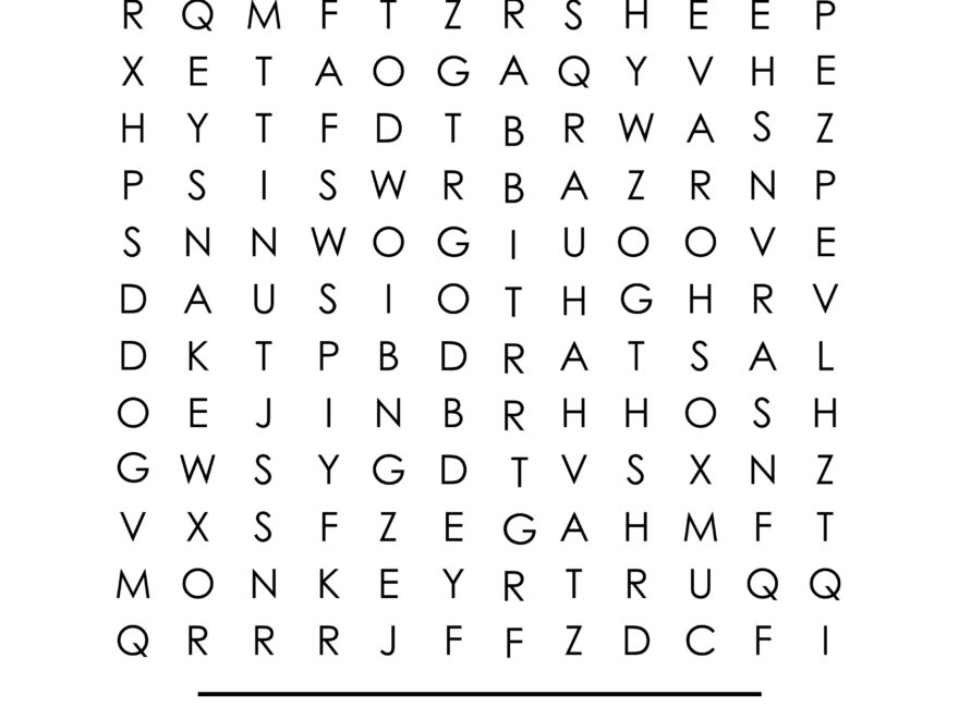 Chinese New Year Printable Word Search