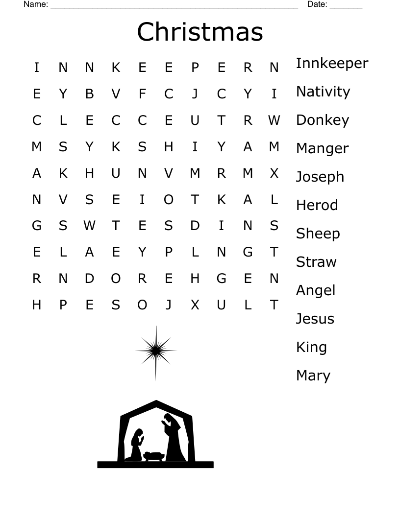 Christen Cuss Words Word Search WordMint