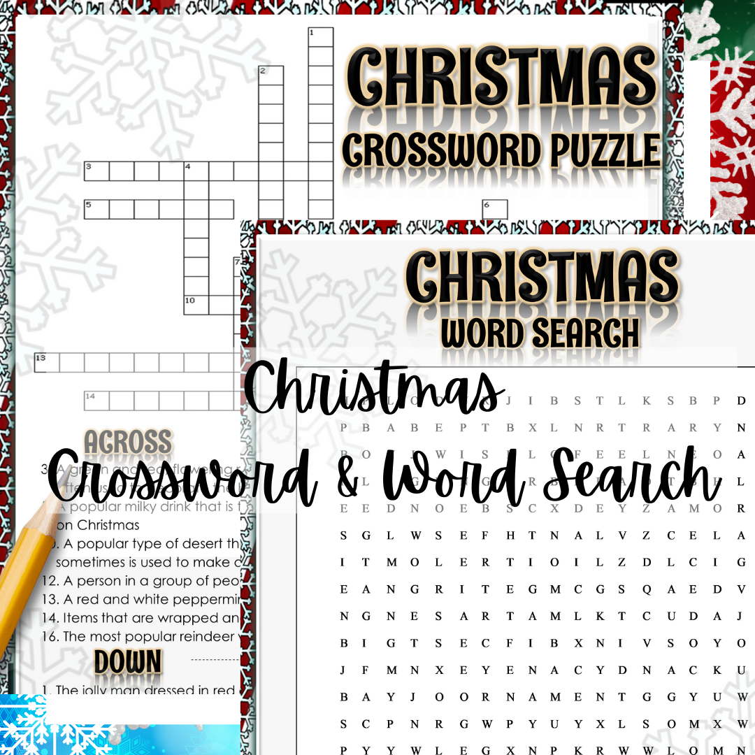 Printable School Christmas Word Search