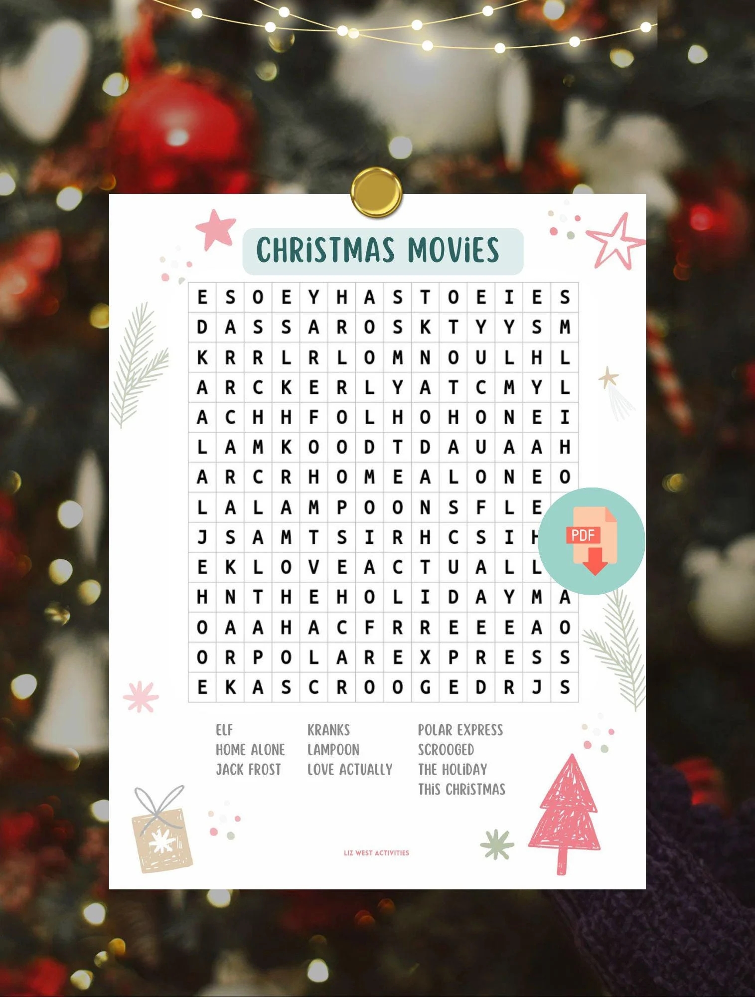 Free Printable Christmas Word Search Puzzles For Adults