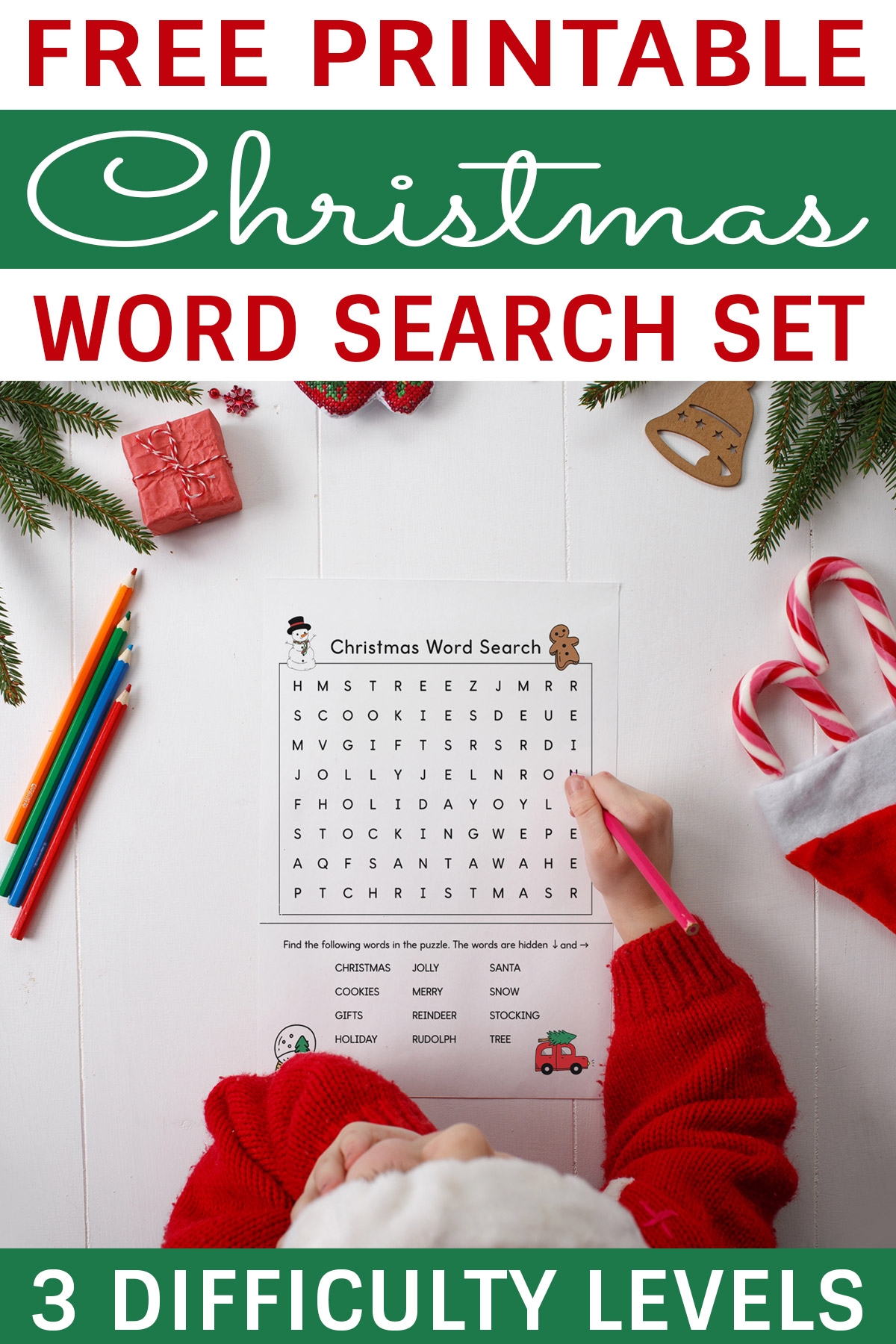 Christmas word find printable free easy pinterest 2 Mom Envy