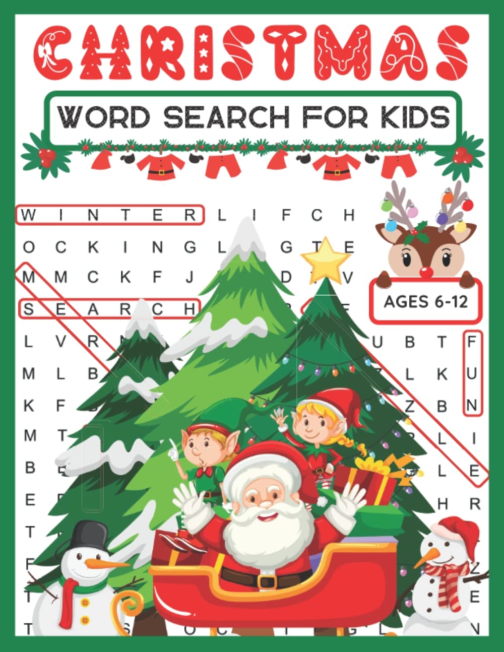 Kids Chritams Word Search Printable