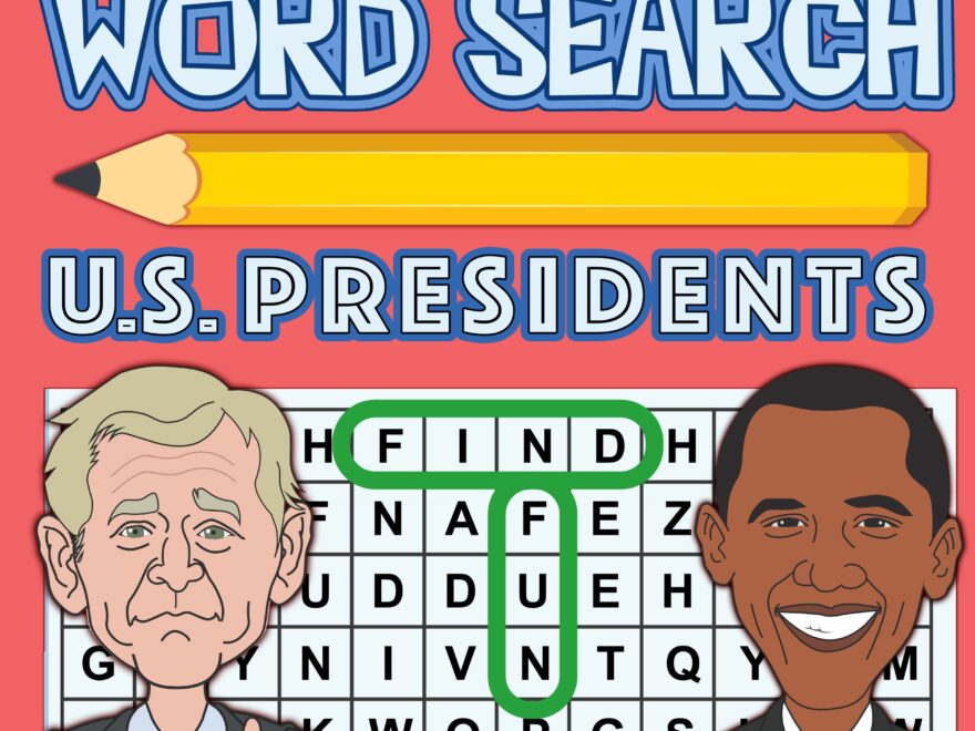 Clever Kids Word Search United States Presidents Scott Peters Books