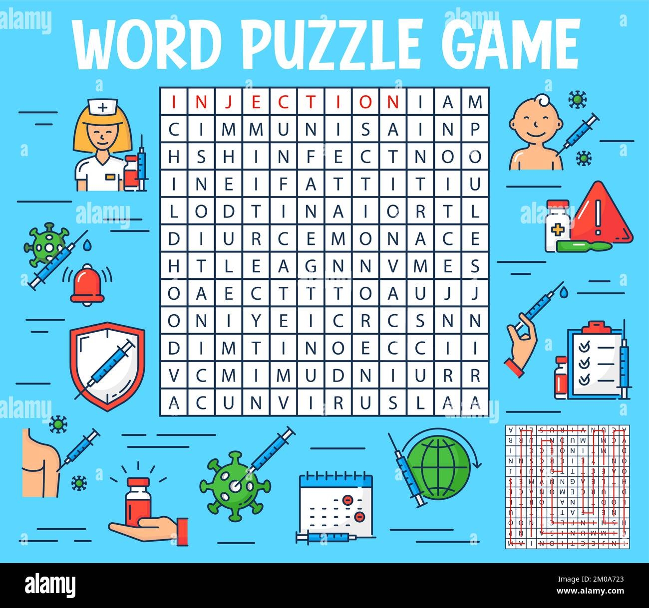 Virus Word Search Printable