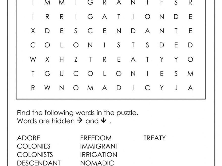 Crash Course US History A Study Guide Of Worksheets For US Worksheets Library