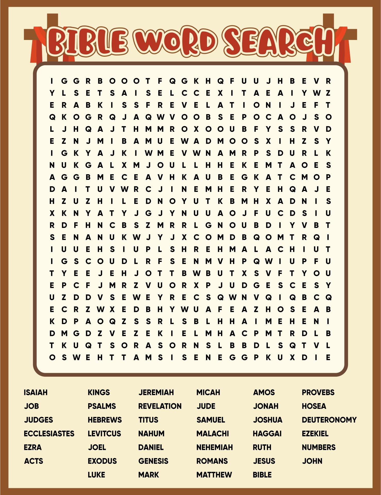 Creation Bible Word Searches 10 Free PDF Printables Printablee