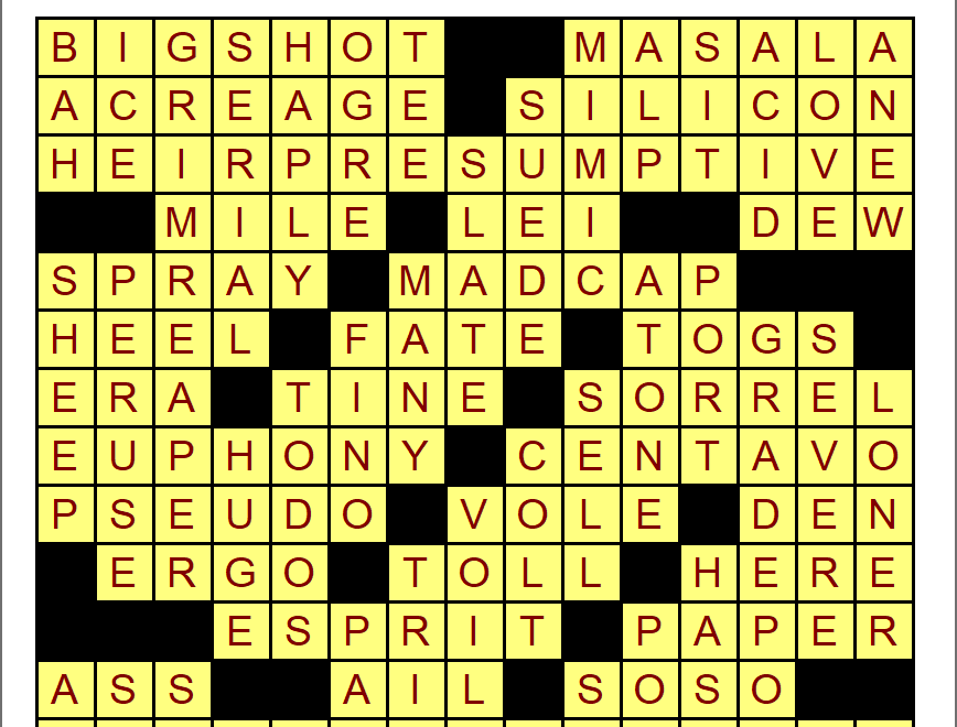 Crossword Compiler Features