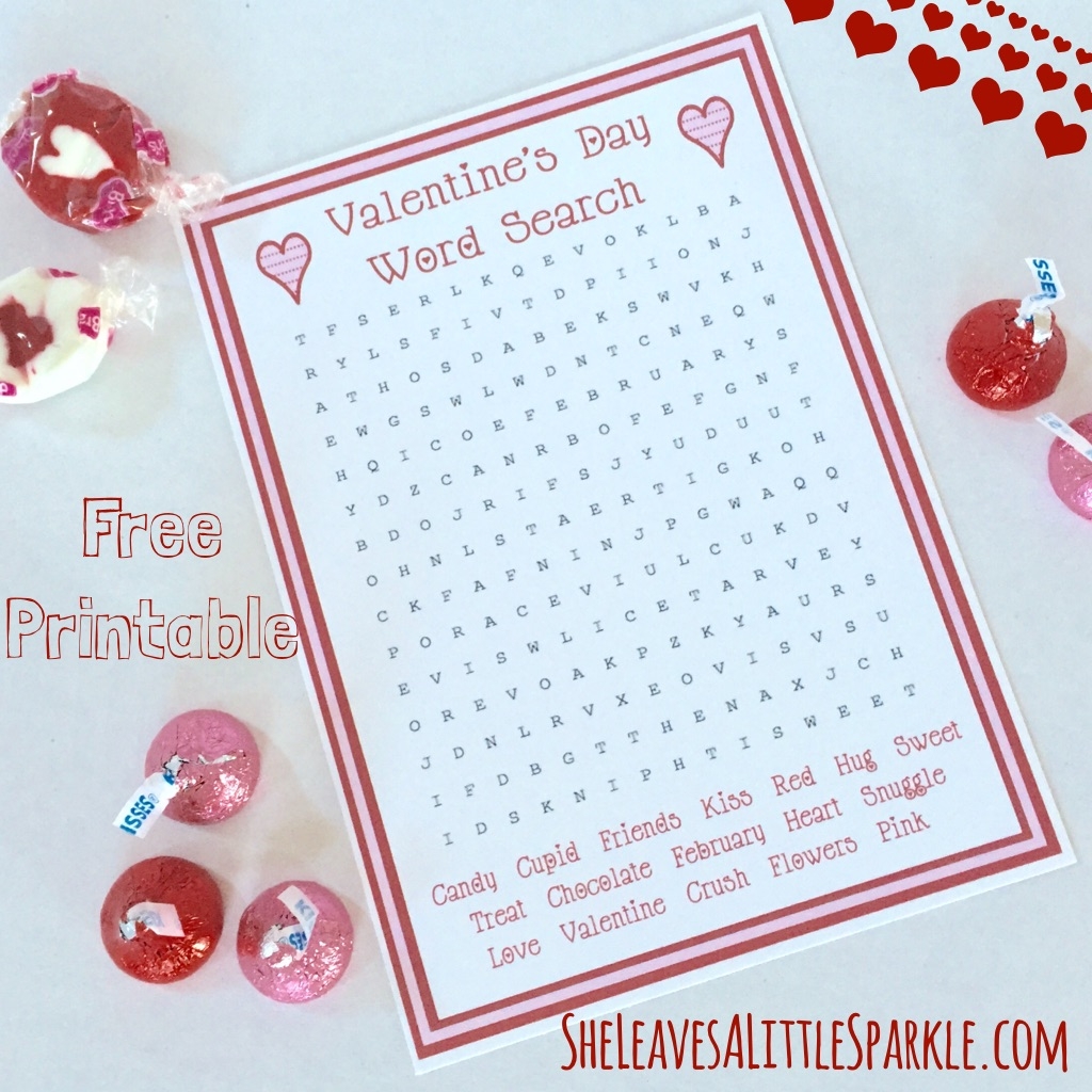Day 8 Valentine s Day Word Search Summer Adams