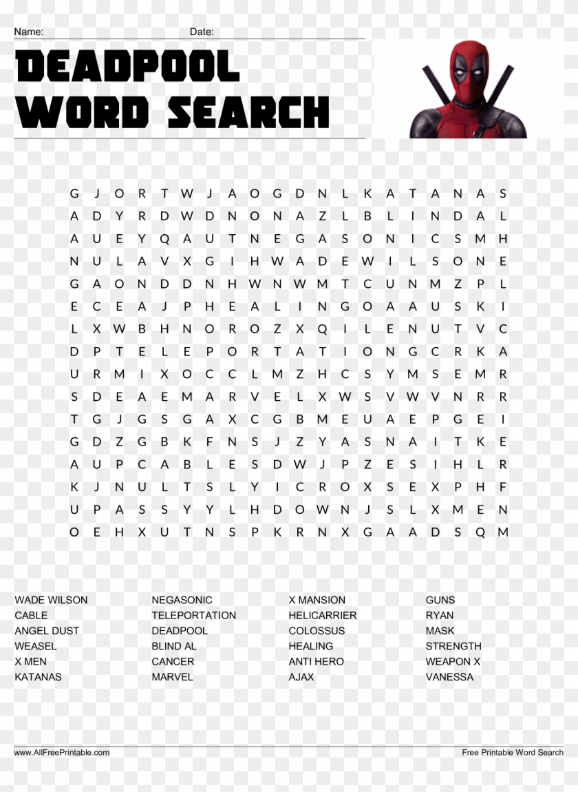 Deadpool Word Search Main Image Free Printable Groundhog Day Word Search Clipart 3437197 PikPng Deadpool Word Search Main Image Free Printable Groundhog Day Word Search Clipart 3437197 PikPng