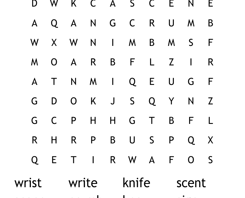December Word Search WordMint