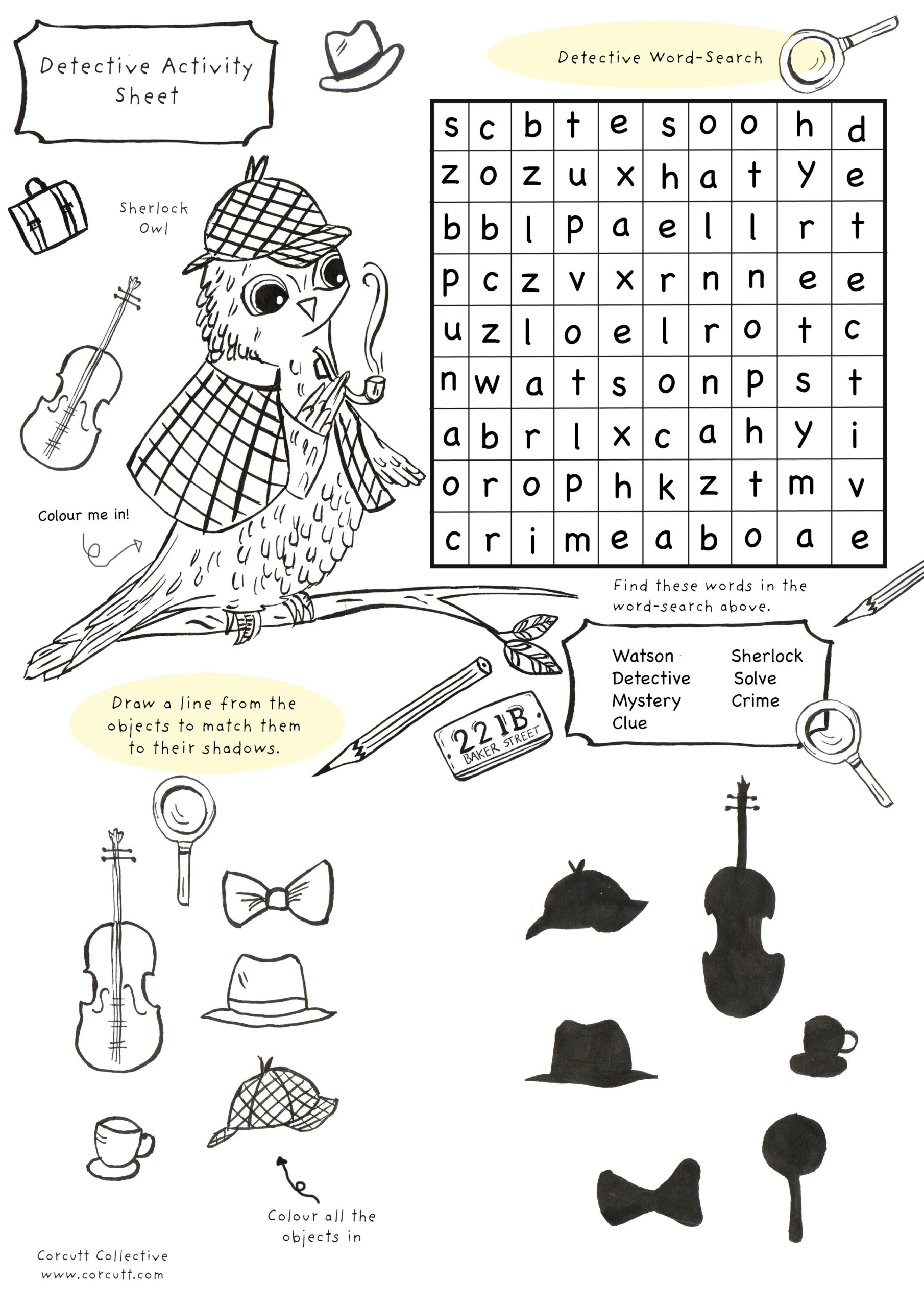 Free Printable Word Search Detectives