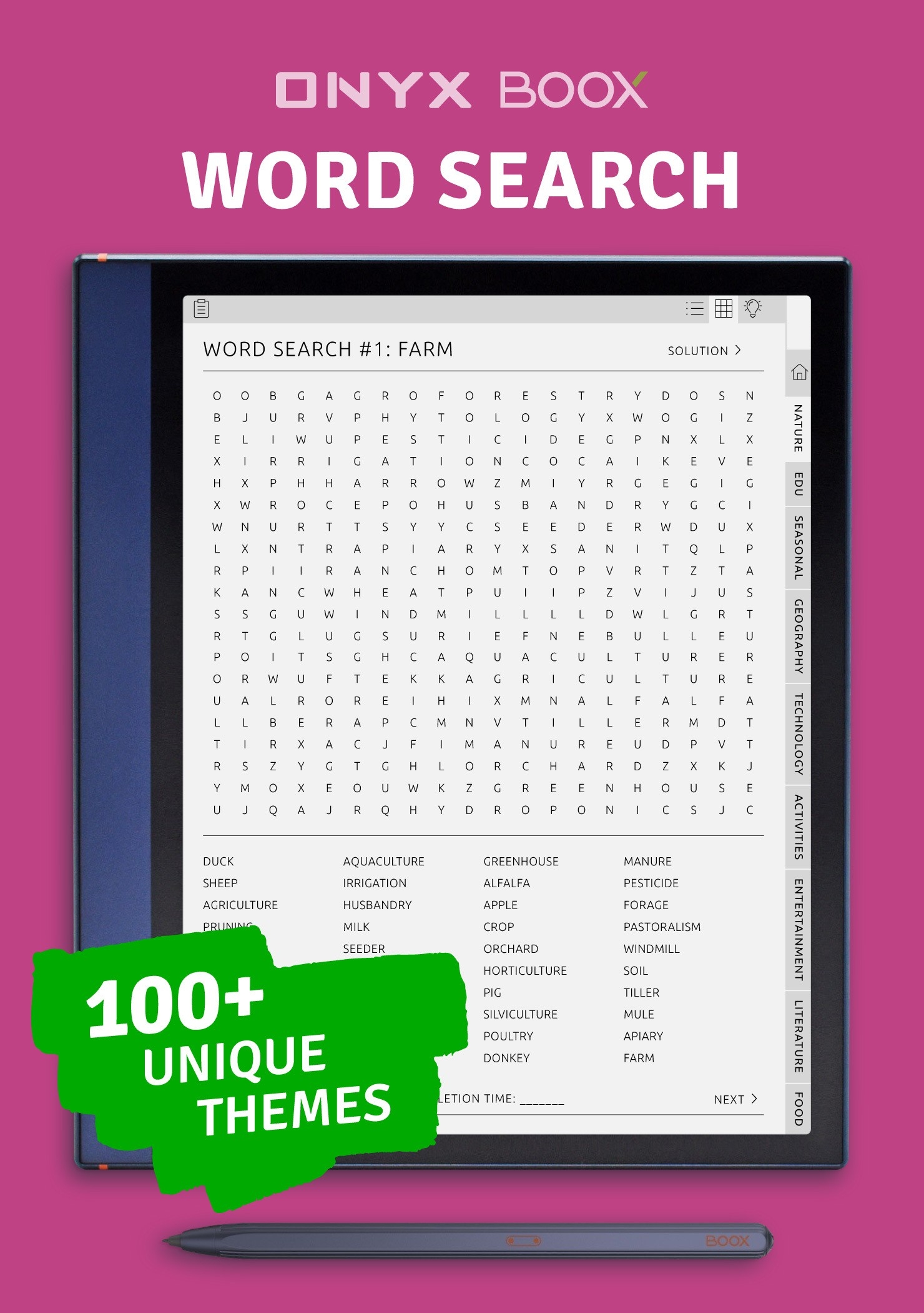 Download Boox Word Search Puzzles Hyperlinked PDF