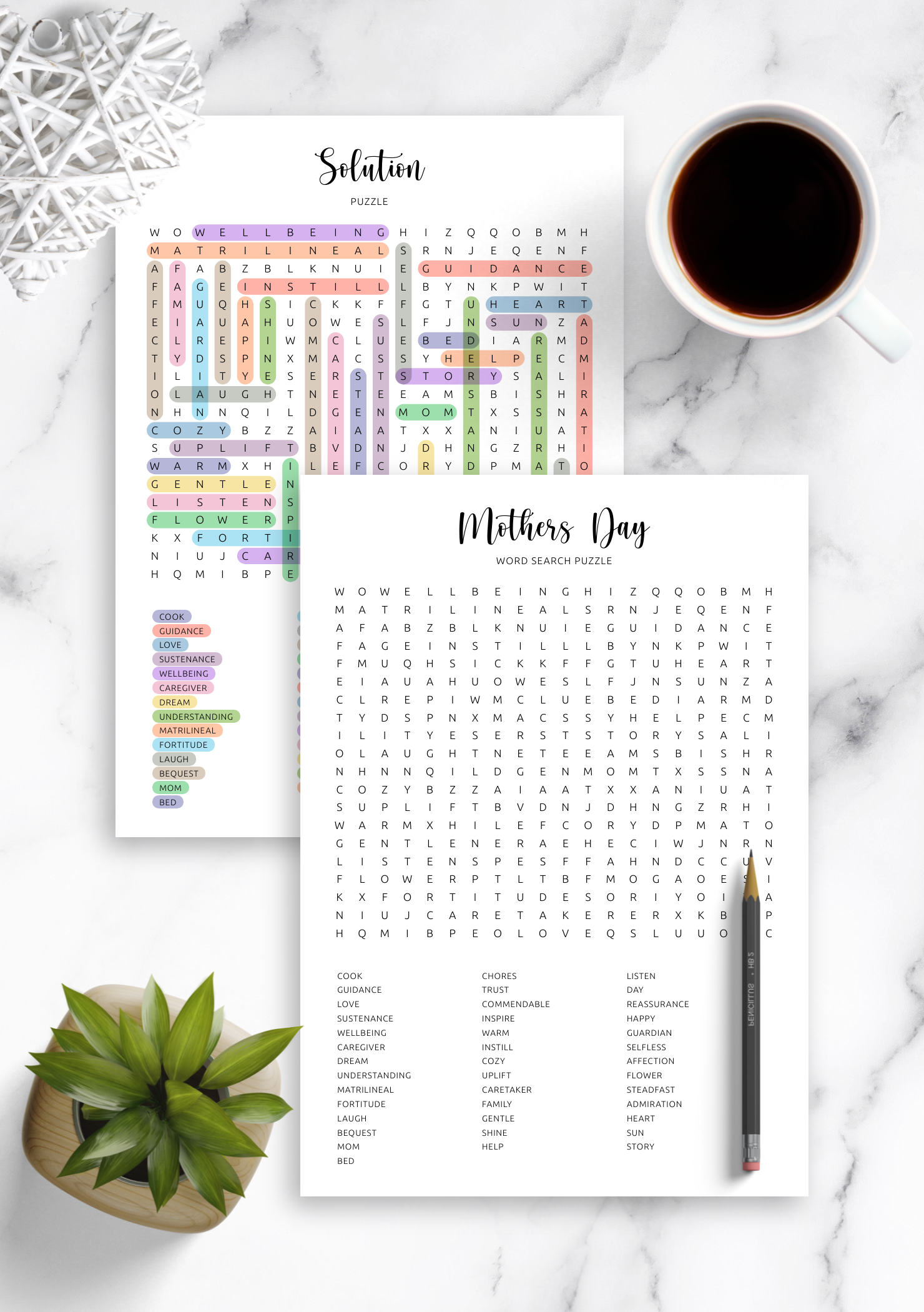 Download Mother s Day Word Search Printable In PDF