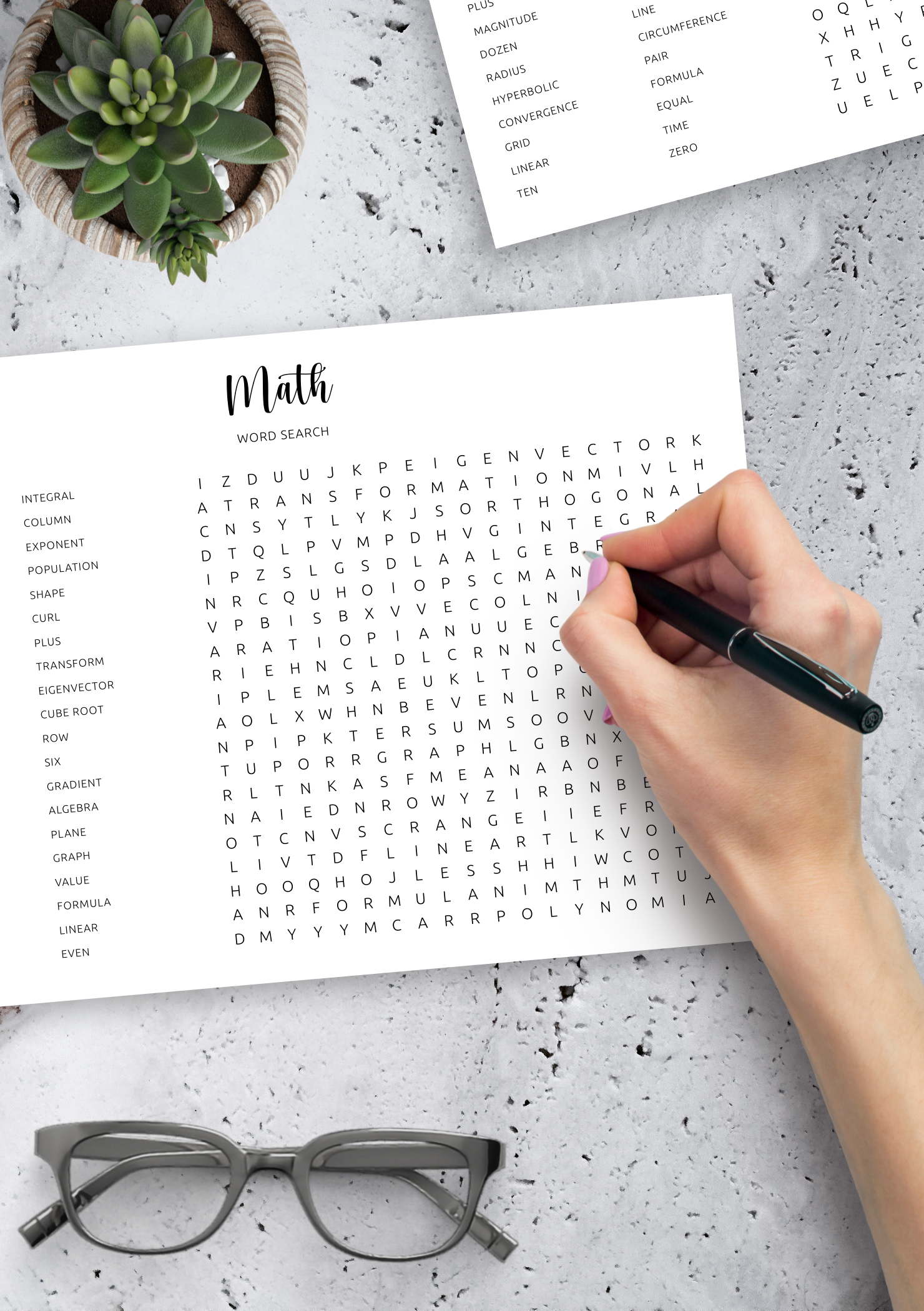Download Printable Mathematics Word Search In PDF Download Printable Mathematics Word Search In PDF