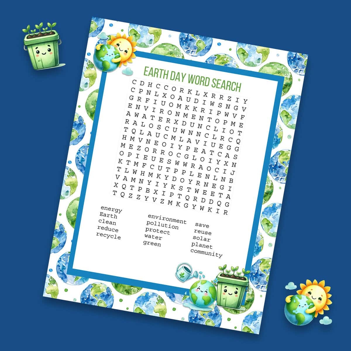 Earth Day Word Search