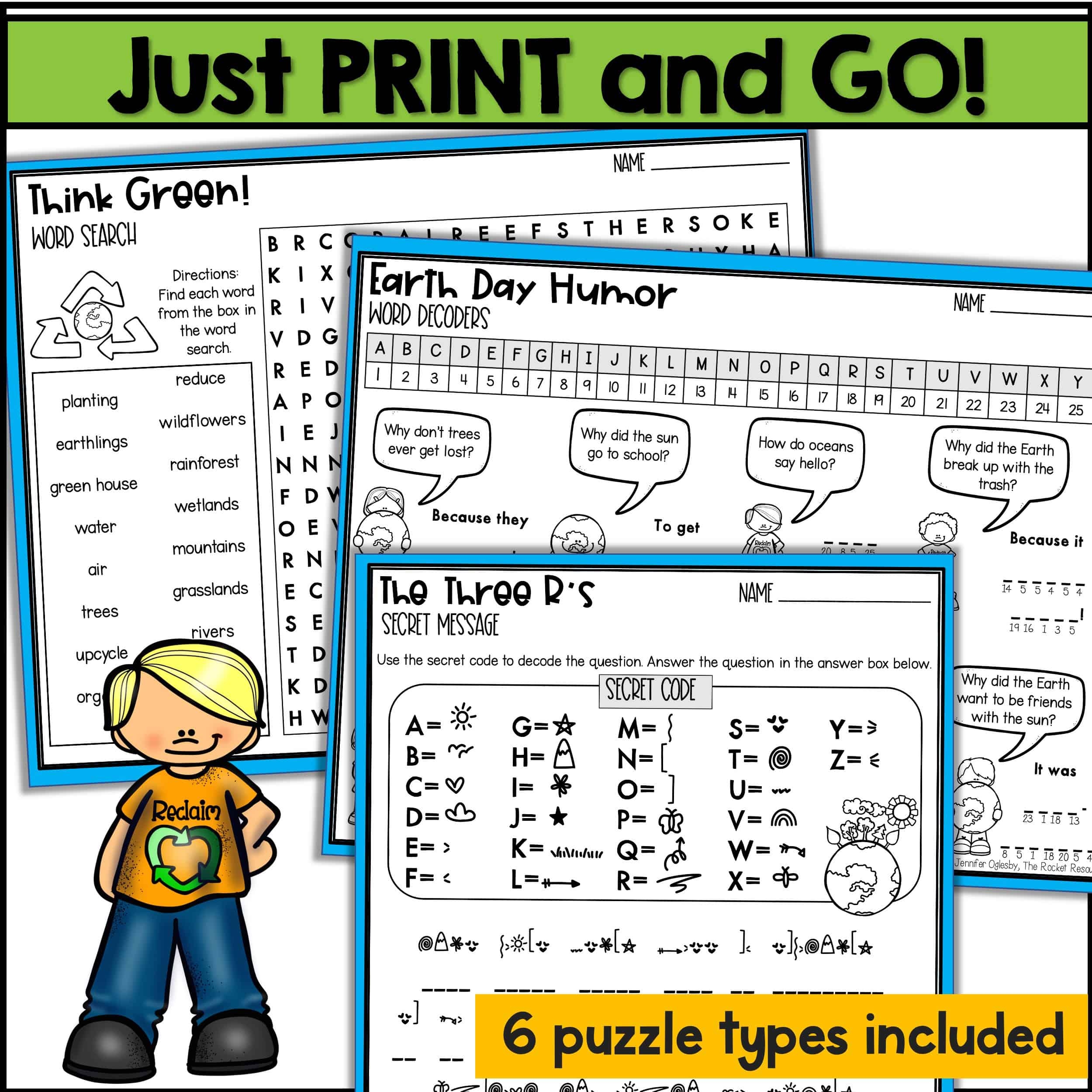 Word Search 1st Grade 8 X 8 Printable