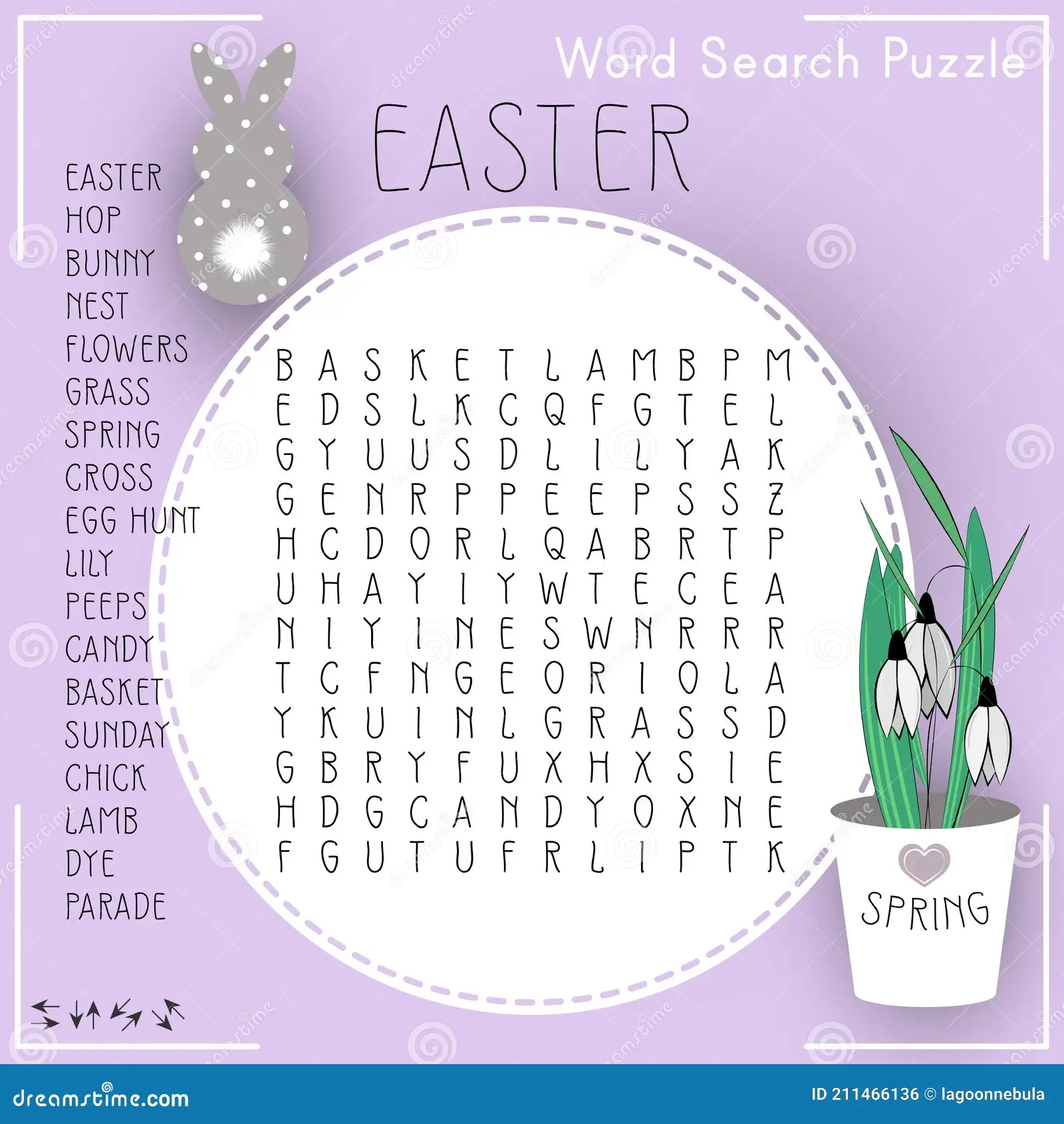 Printable Easter Word Search Puzzles