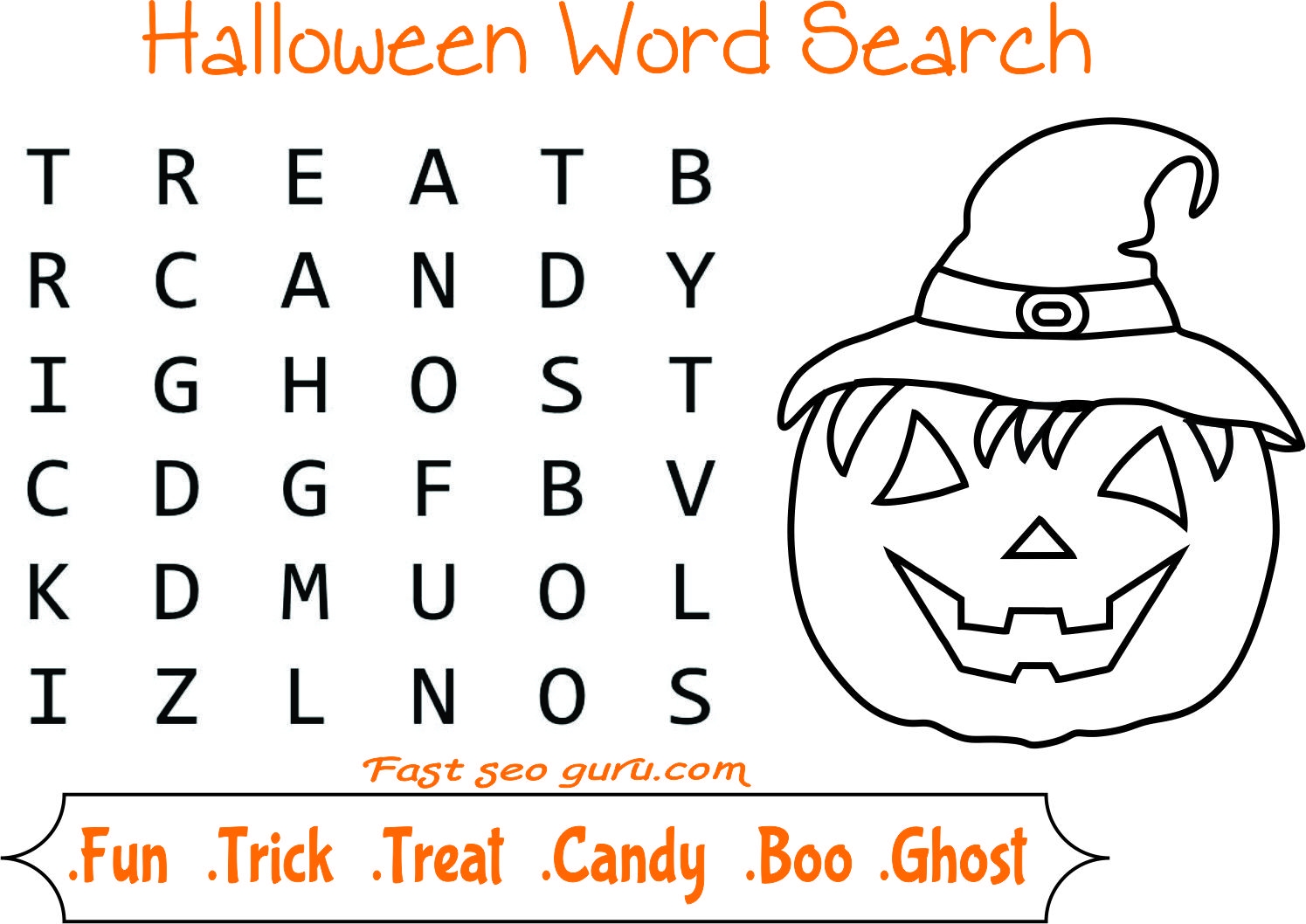 Easy Halloween Word Search For Kids Free Printable Coloring Pages For Kids R halloween