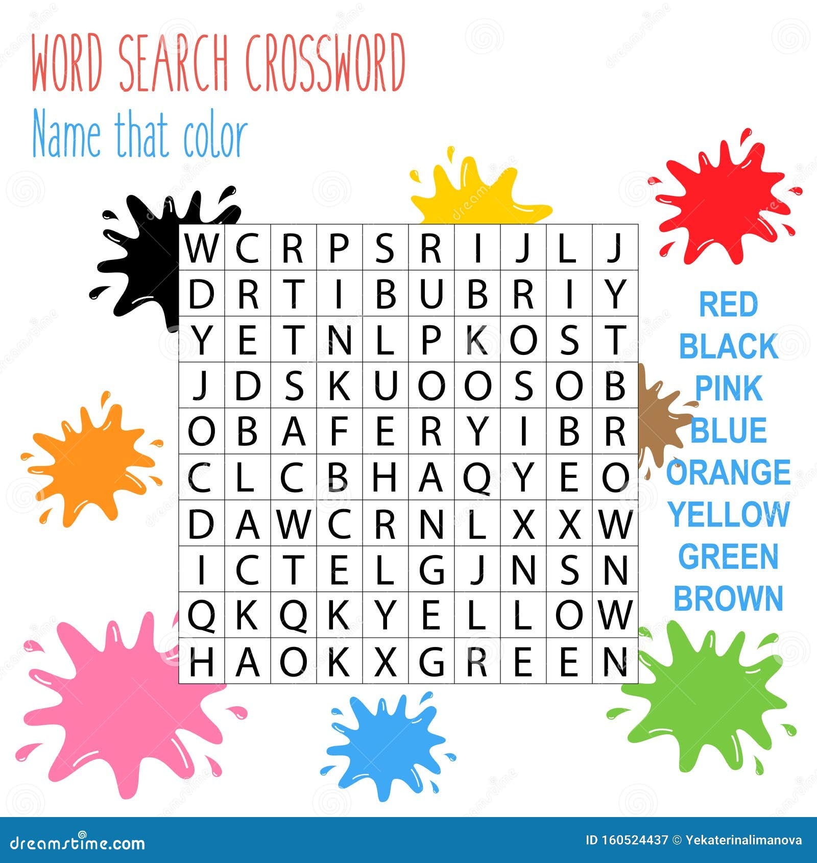 Printable Easy Word Search Puzzles