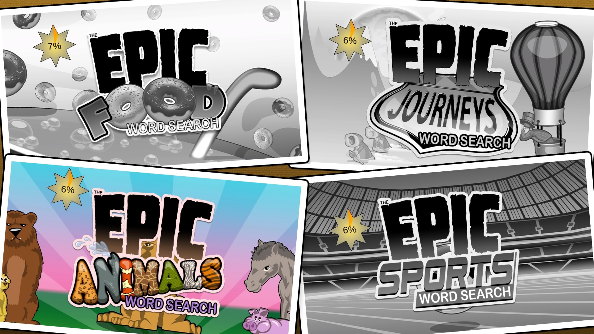 Epic Word Search Collection Lightwood Games