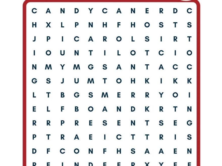 ESL Christmas Word Search ITTT