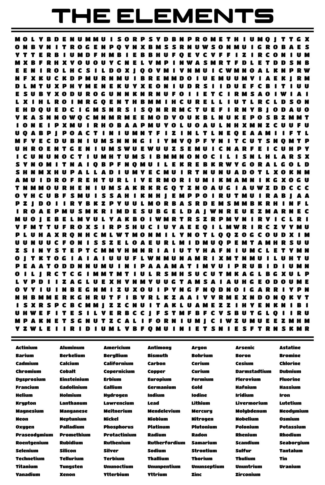 Extreme Wordsearch
