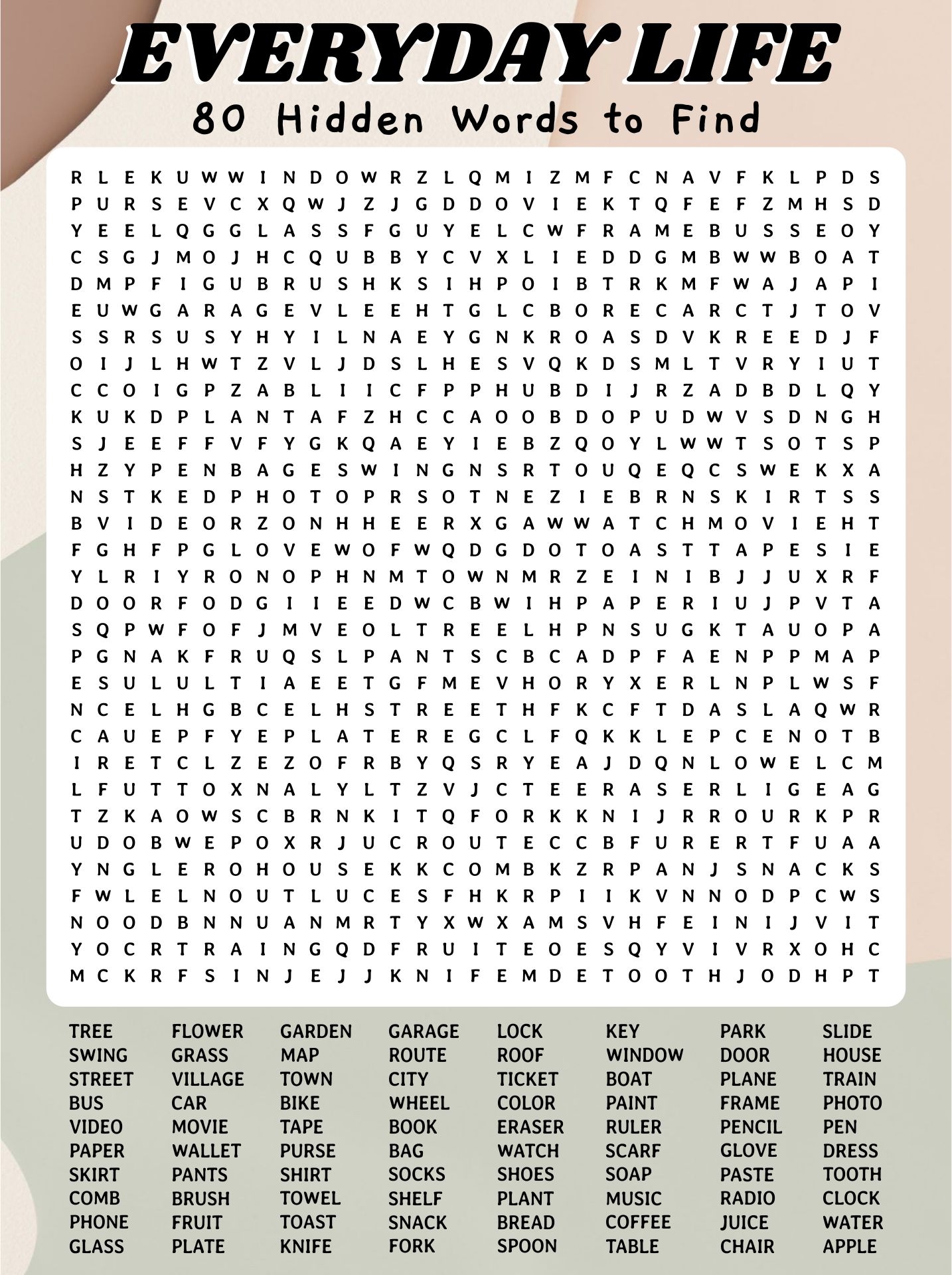 Extremely Hard Word Search 20 Free PDF Printables Printablee Worksheets Library