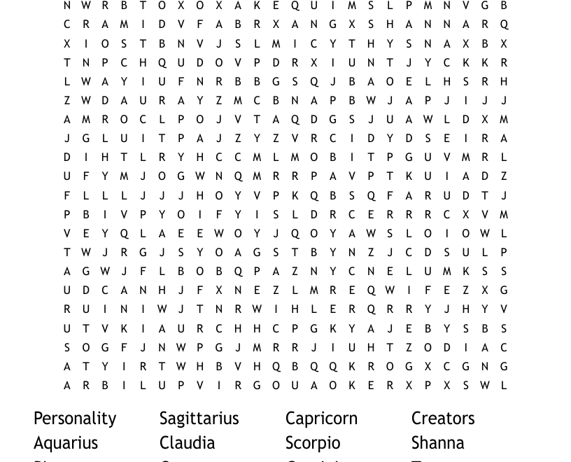 Extremely Hard Word Search WordMint