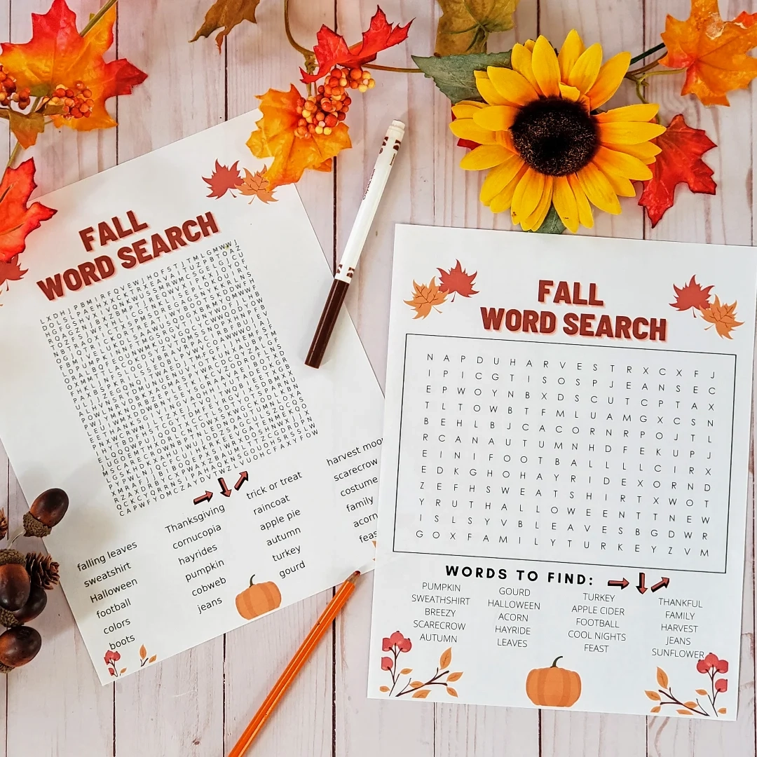Fall Word Search PDF Two FREE Printable Word Search To Download Now Leap Of Faith Crafting Fall Word Search PDF Two FREE Printable Word Search To Download Now Leap Of Faith Crafting