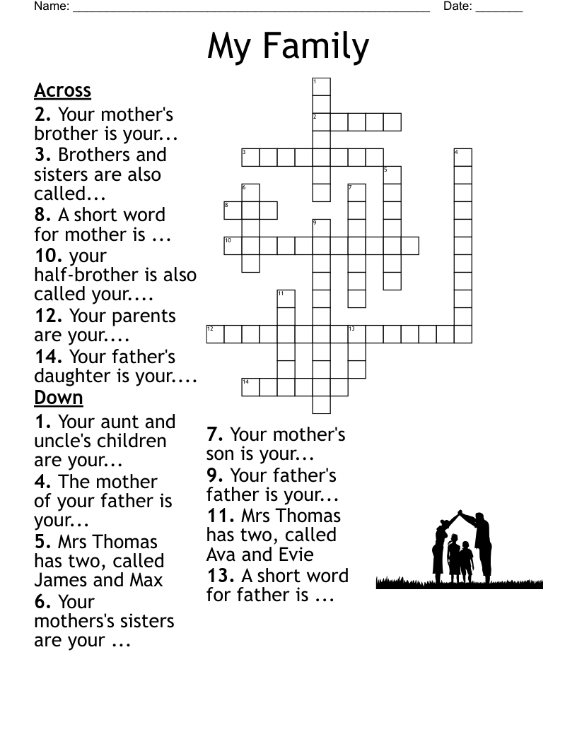 Printable Word Search For Family Or Uncles