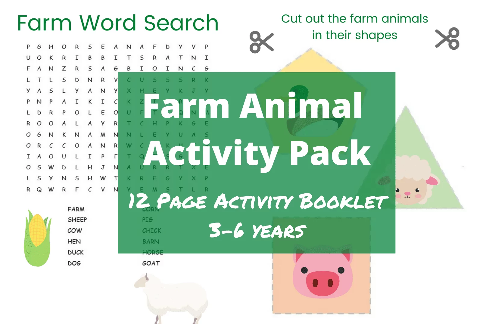 Pet Animal Word Search Printable Carton Of Milk