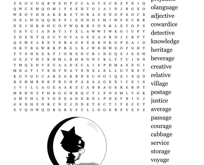 Find The Missing Words Word Search WordMint