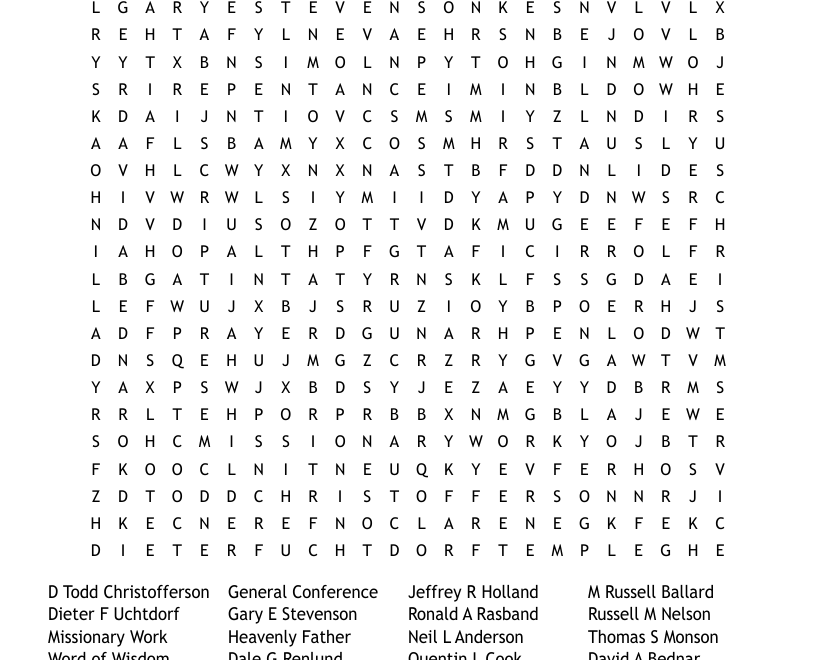 FINDING JESUS Word Search WordMint
